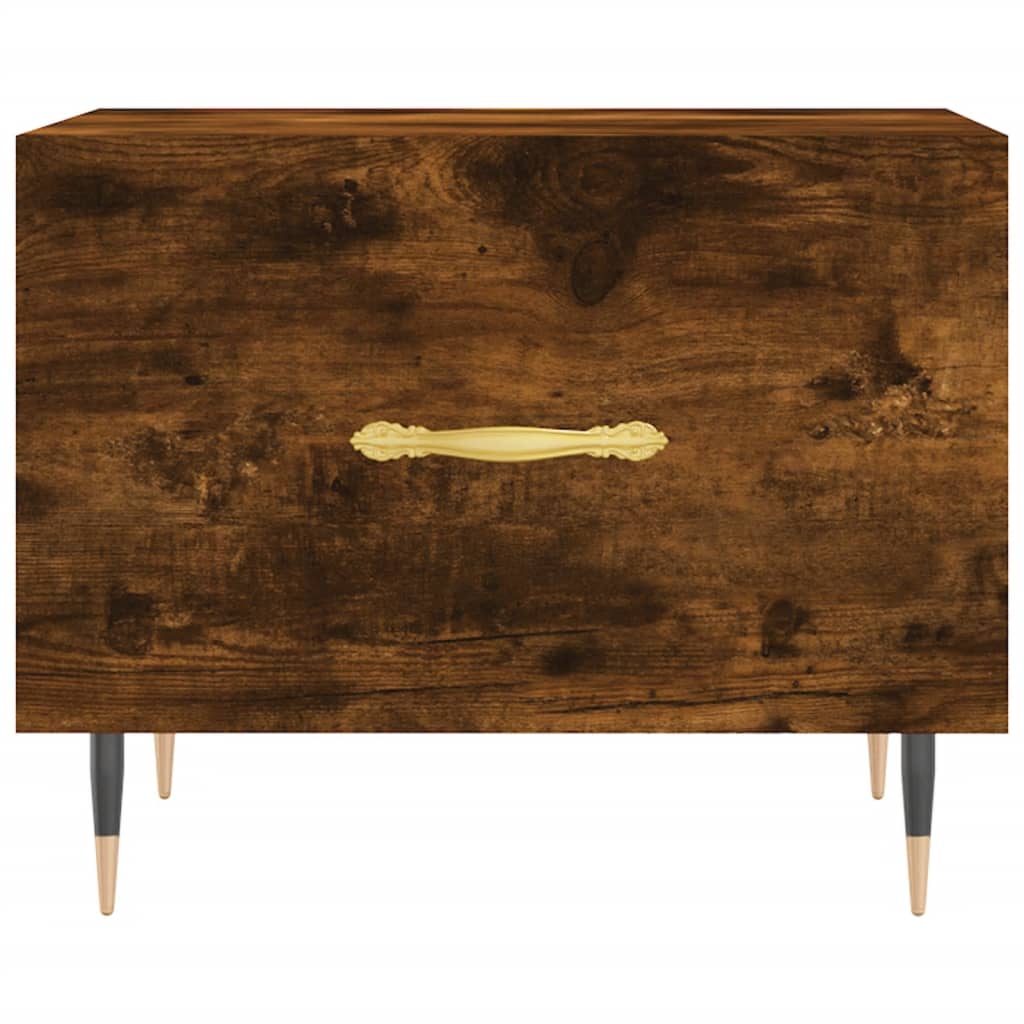 Stolići za kavu 2 kom boja hrasta 50x50x40 cm konstruirano drvo