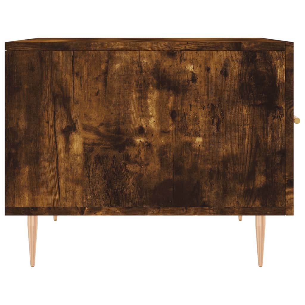 Stolići za kavu 2 kom boja hrasta 50x50x40 cm konstruirano drvo Smeđa