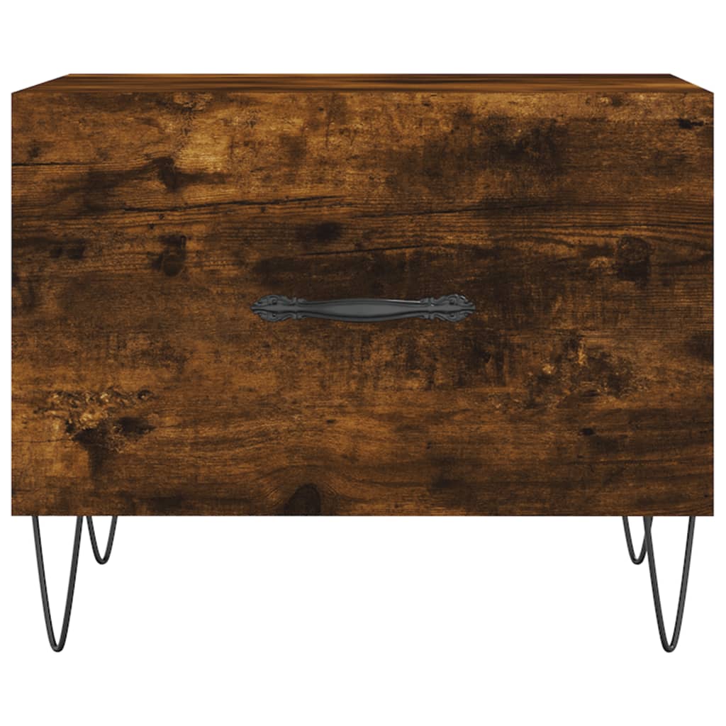 Stolići za kavu 2 kom boja hrasta 50x50x40 cm konstruirano drvo
