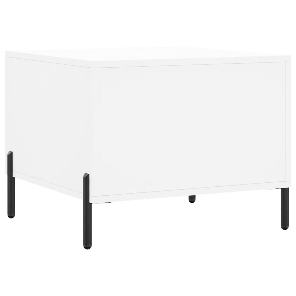 Stolići za kavu 2 kom bijeli 50x50x40 cm od konstruiranog drva
