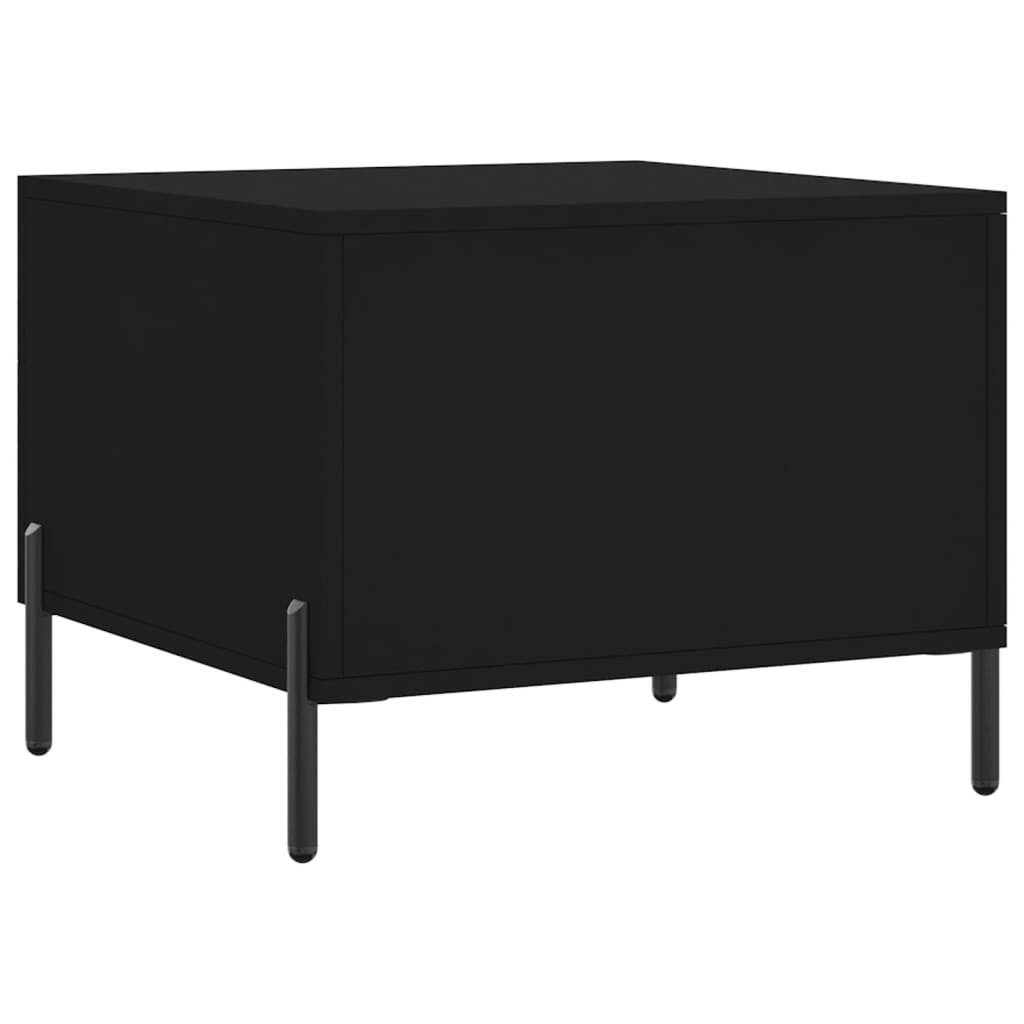 Stolići za kavu 2 kom crni 50x50x40 cm od konstruiranog drva