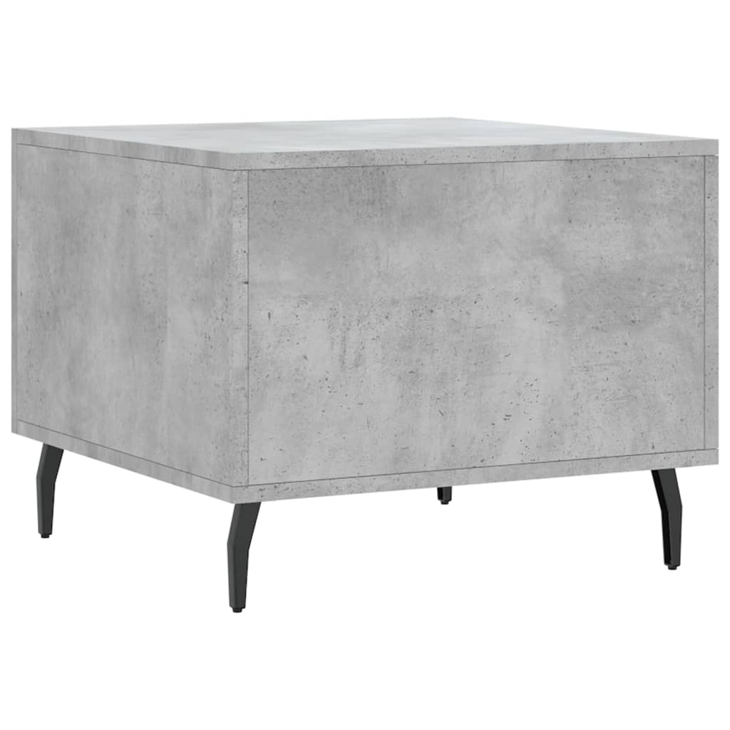 Stolići za kavu 2 kom Siva betona 50x50x40 cm konstruirano drvo