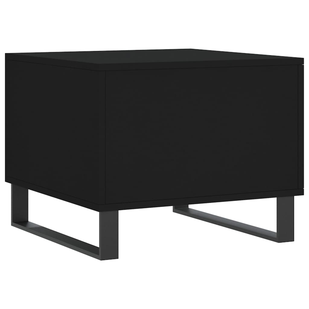 Stolići za kavu 2 kom crni 50x50x40 cm od konstruiranog drva