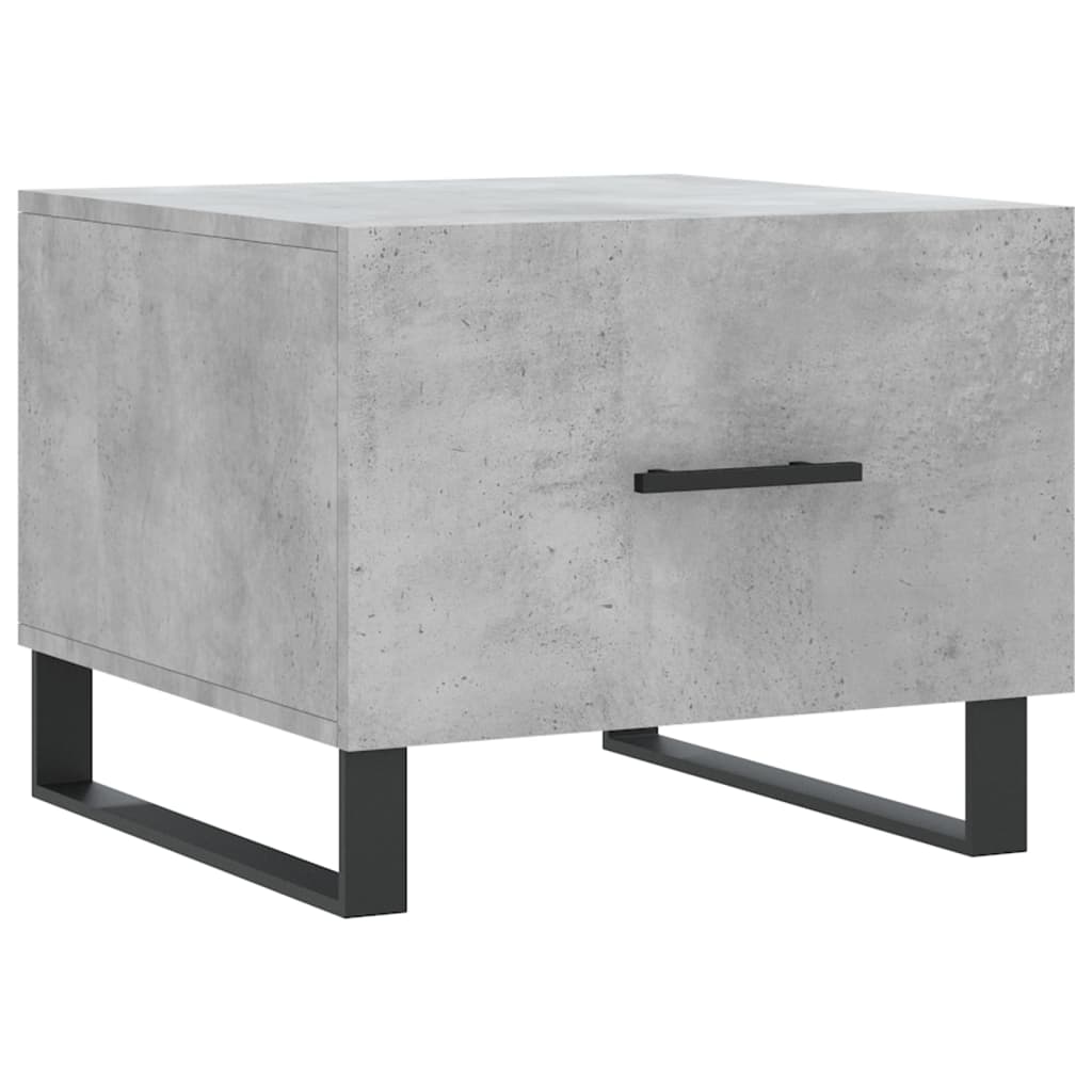 Stolići za kavu 2 kom Siva betona 50x50x40 cm konstruirano drvo