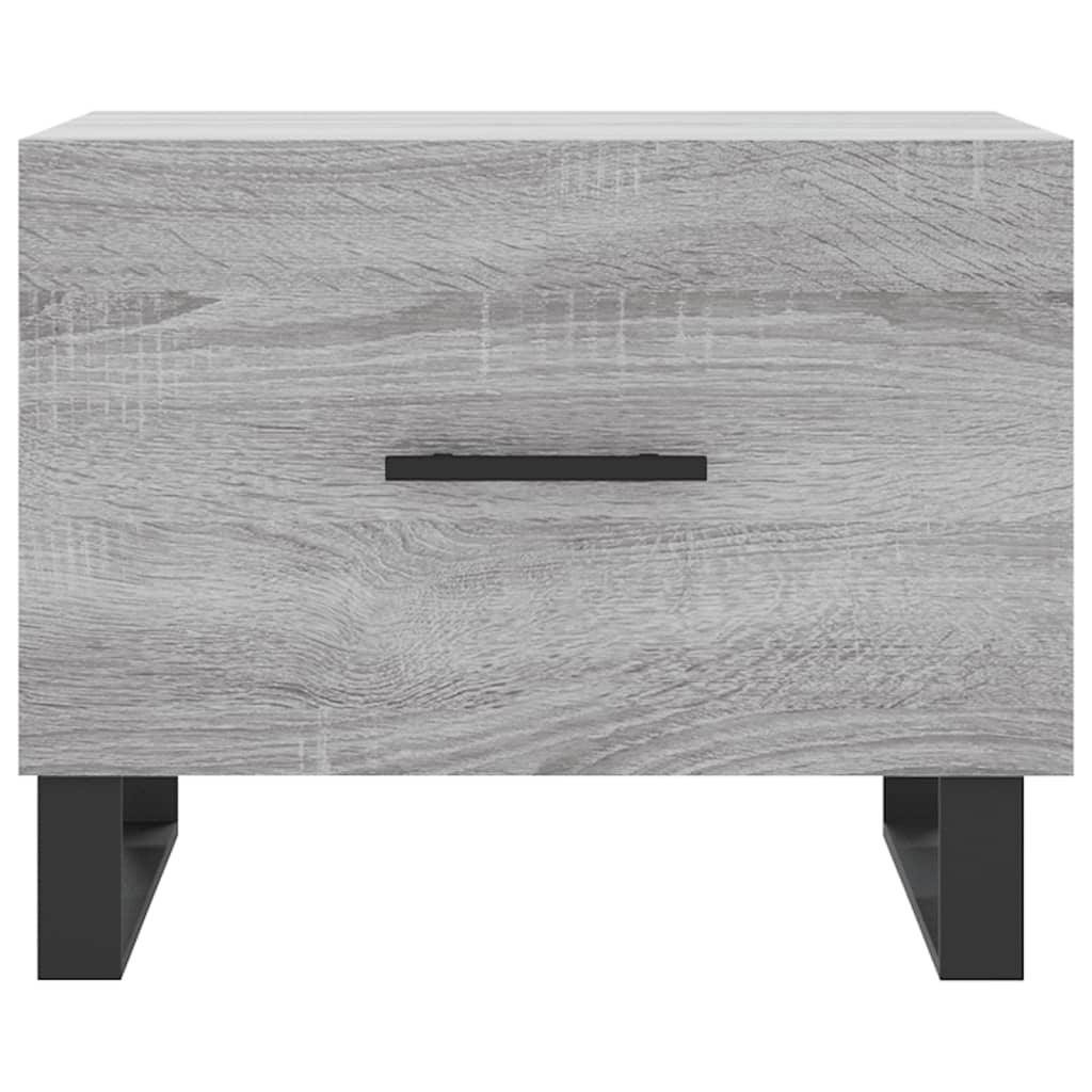 Stolići za kavu 2 kom boja hrast 50x50x40 cm konstruirano drvo