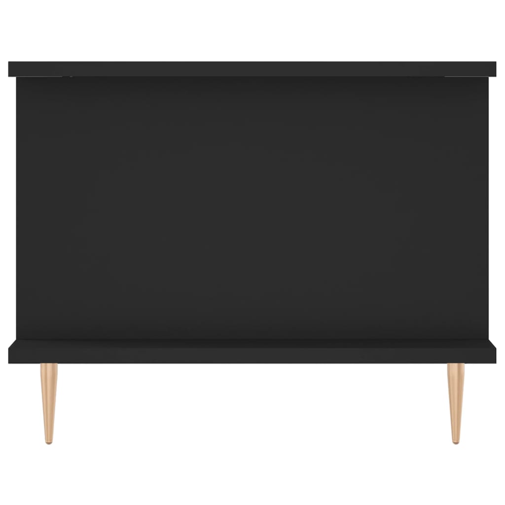 Stolić za kavu crni 90x50x40 cm od konstruiranog drva
