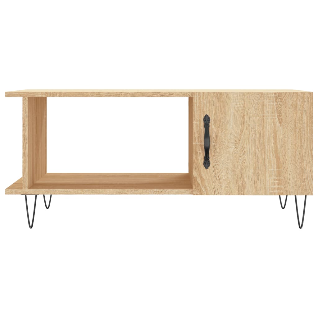 Stolić za kavu boja hrasta 90x50x40 cm konstruirano drvo