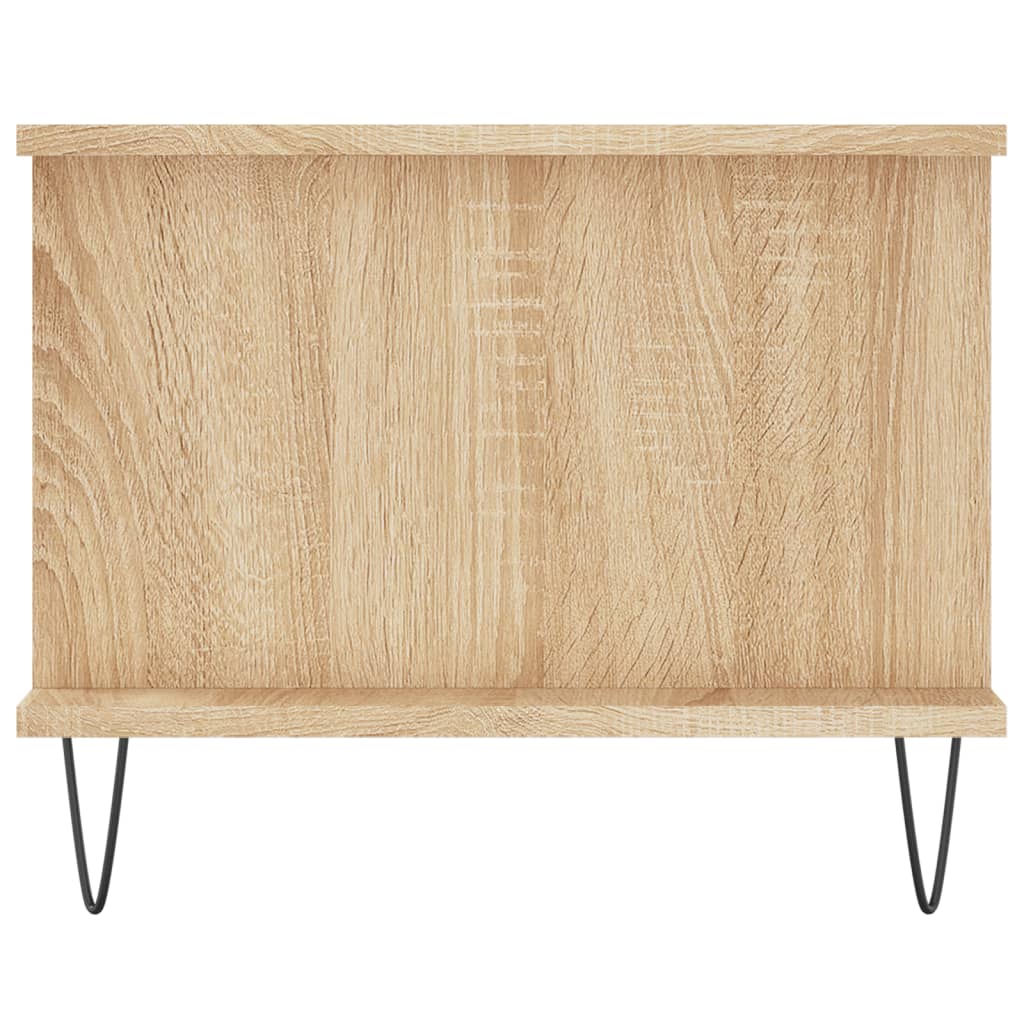 Stolić za kavu boja hrasta 90x50x40 cm konstruirano drvo