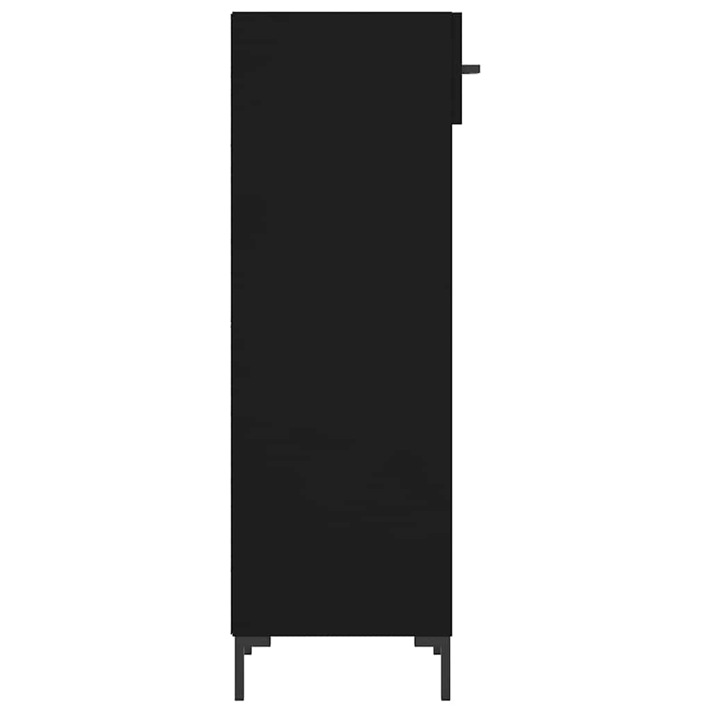 Ormarić za cipele crni 30 x 35 x 105 cm od konstruiranog drva