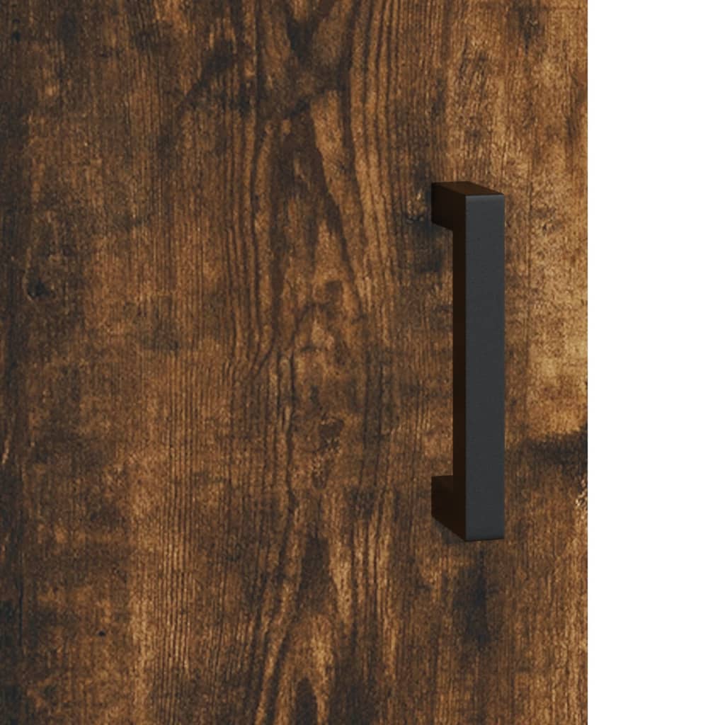 Visoka komoda boja hrasta 69,5 x 31 x 115 cm konstruirano drvo