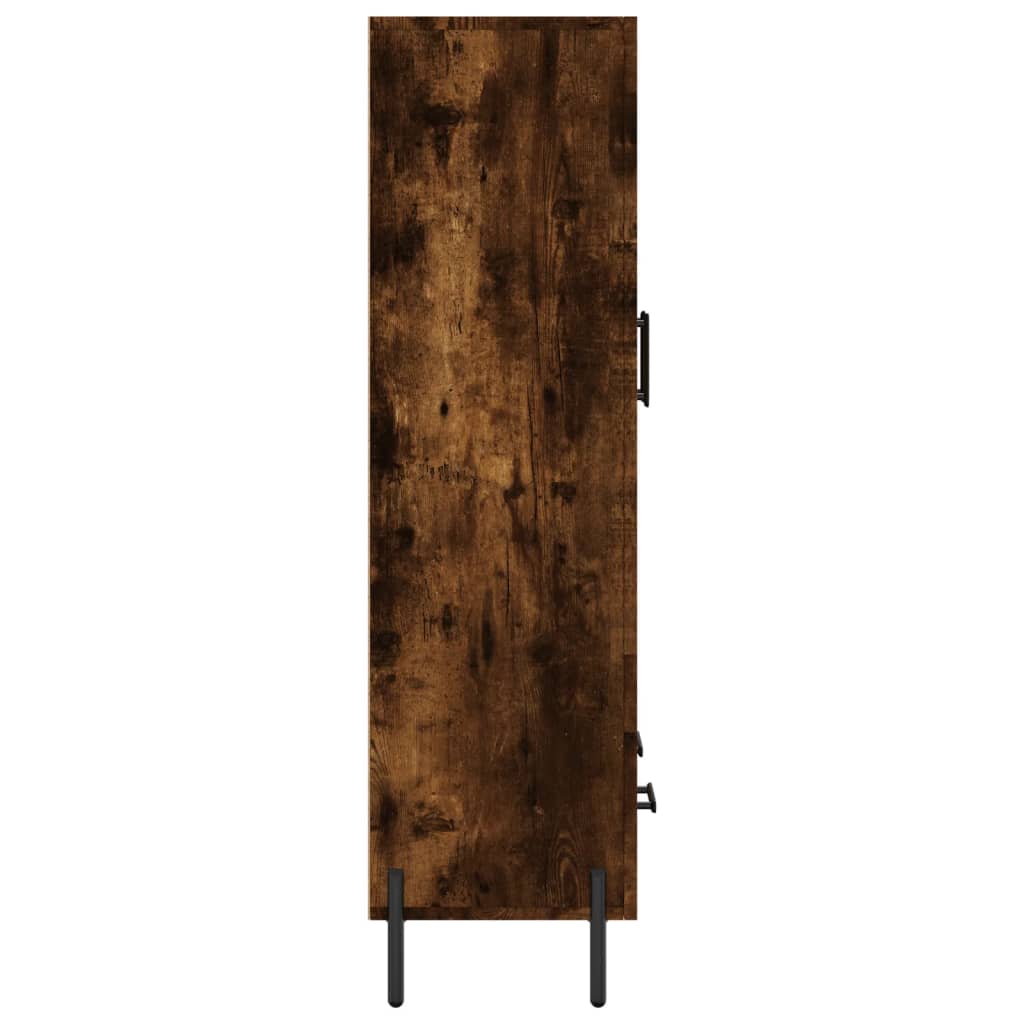 Visoka komoda boja hrasta 69,5 x 31 x 115 cm konstruirano drvo