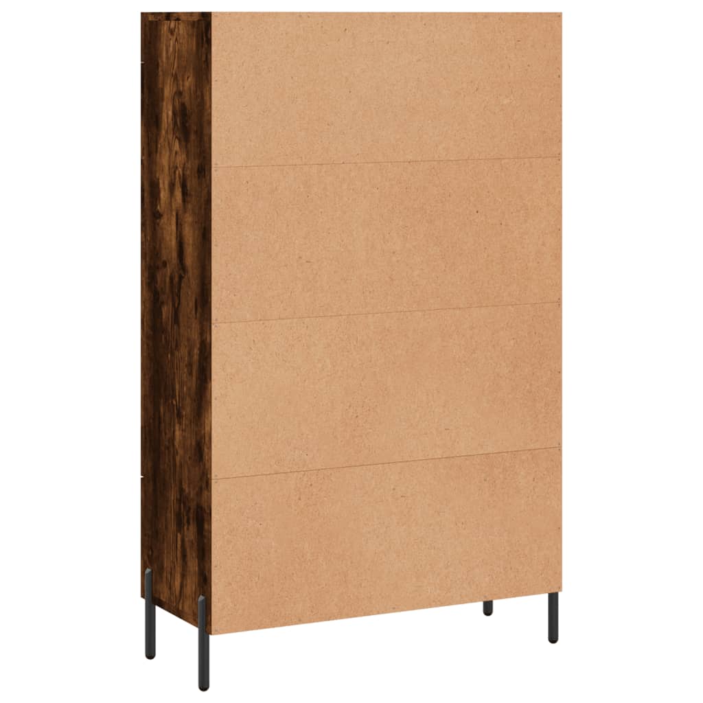 Visoka komoda boja hrasta 69,5 x 31 x 115 cm konstruirano drvo