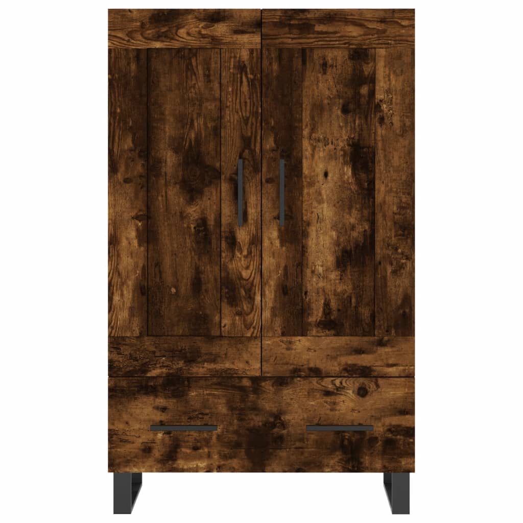 Visoka komoda boja hrasta 69,5 x 31 x 115 cm konstruirano drvo
