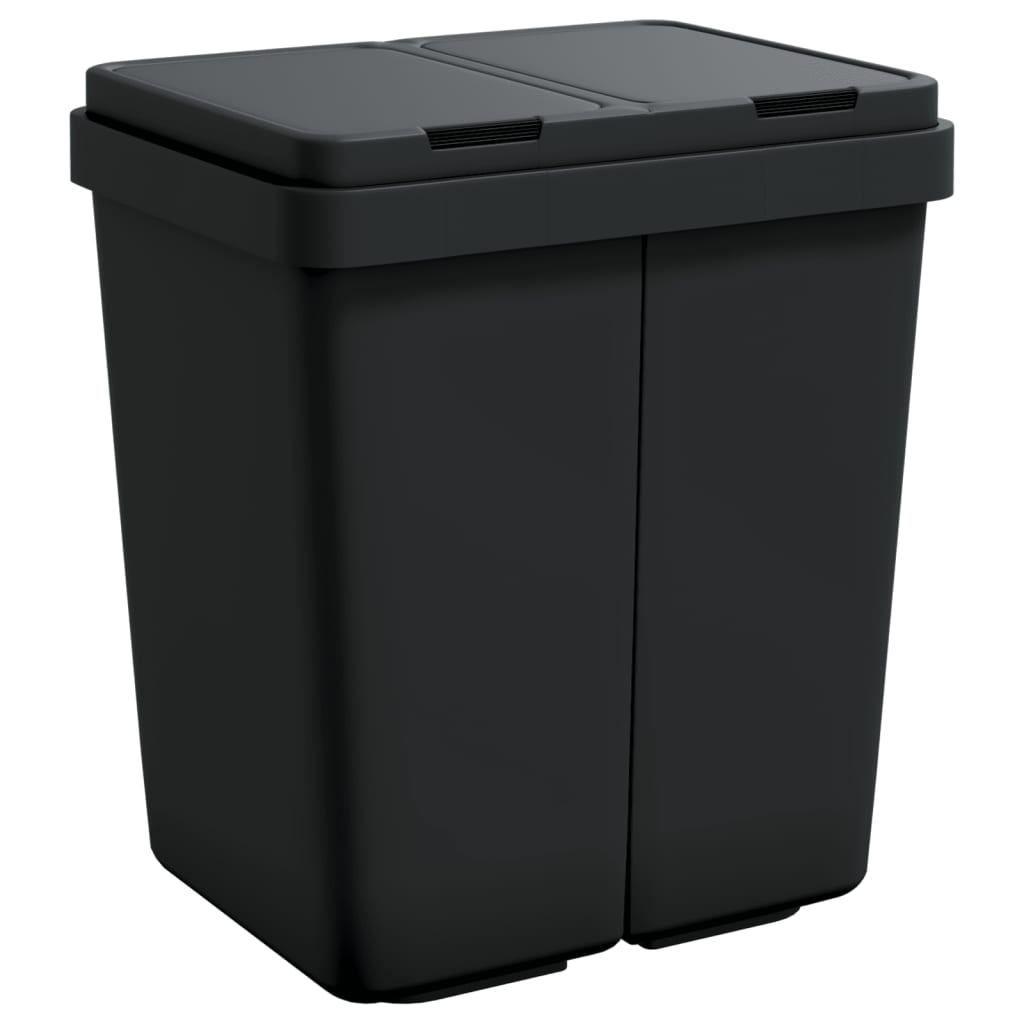 Dvostruka kanta antracit 2 x 25 L