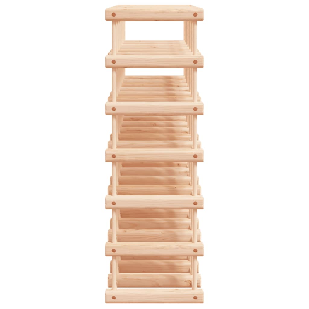 Stalak za vino za 42 boce 68,5 x 23 x 68,5 cm masivna borovina