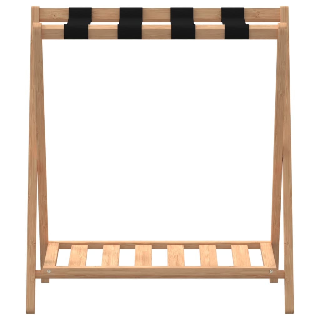 Stalak za prtljagu 68 x 38 x 58 cm od bambusa
