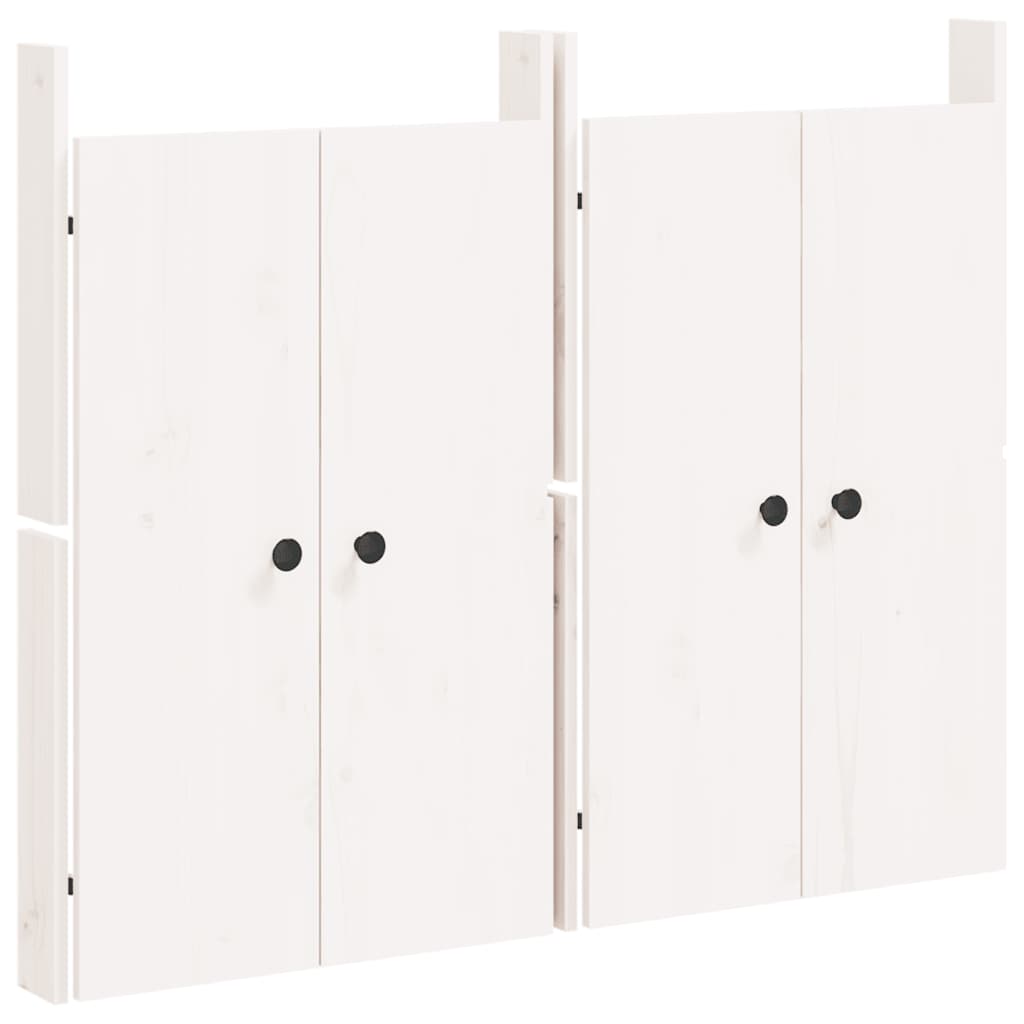 Vanjska kuhinjska vrata MEPPEL 2 kom Bijela 50x9x82cm masivna borovina
