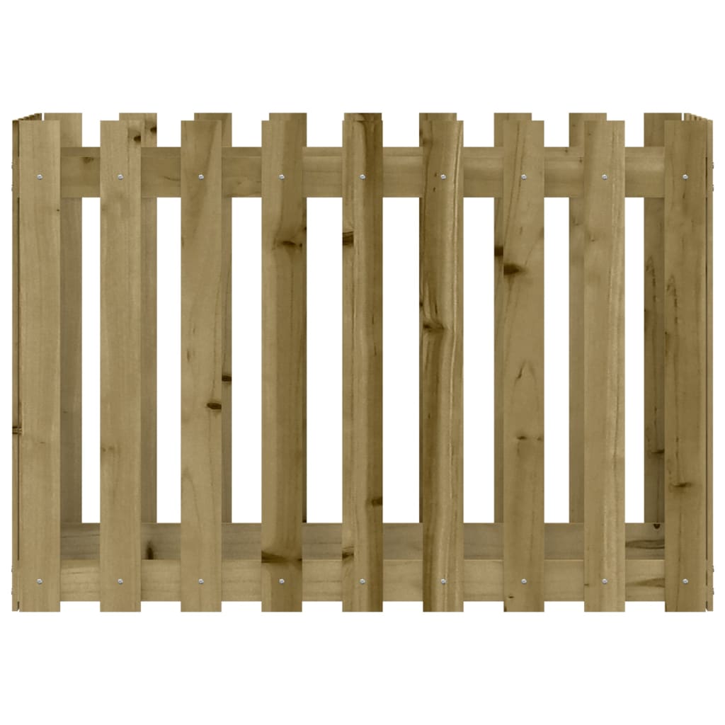 Povišena vrtna gredica 100x50x70 cm impregnirana borovina