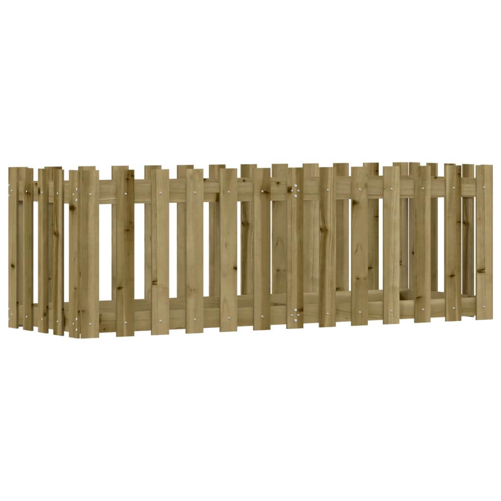 Povišena vrtna gredica 150x50x50 cm impregnirana borovina