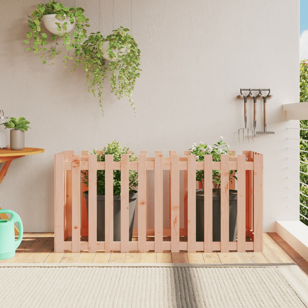 Povišena vrtna gredica 150x50x70 cm od masivne duglazije