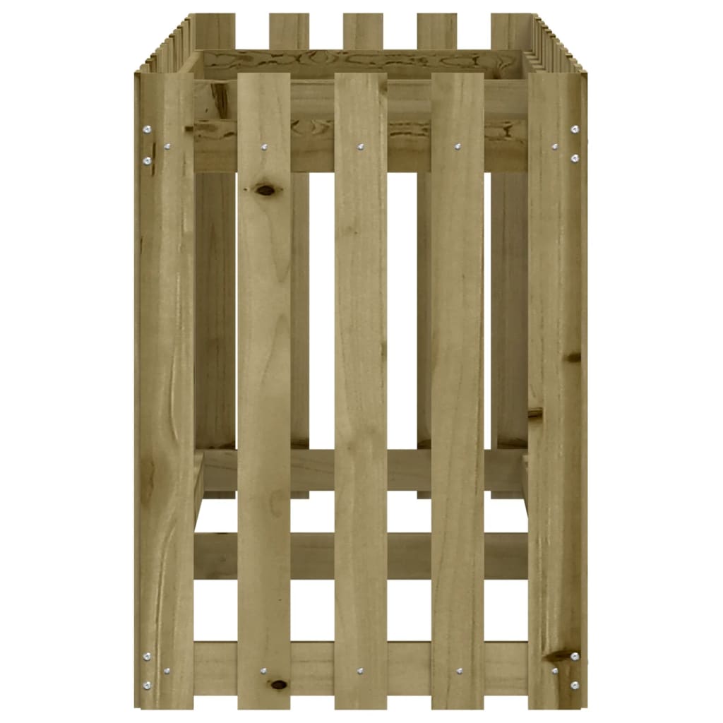 Povišena vrtna gredica 150x50x70 cm impregnirana borovina