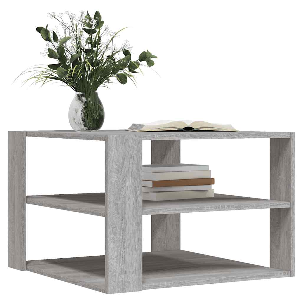 Stolić za kavu boja hrasta 58x58x40 cm konstruirano drvo