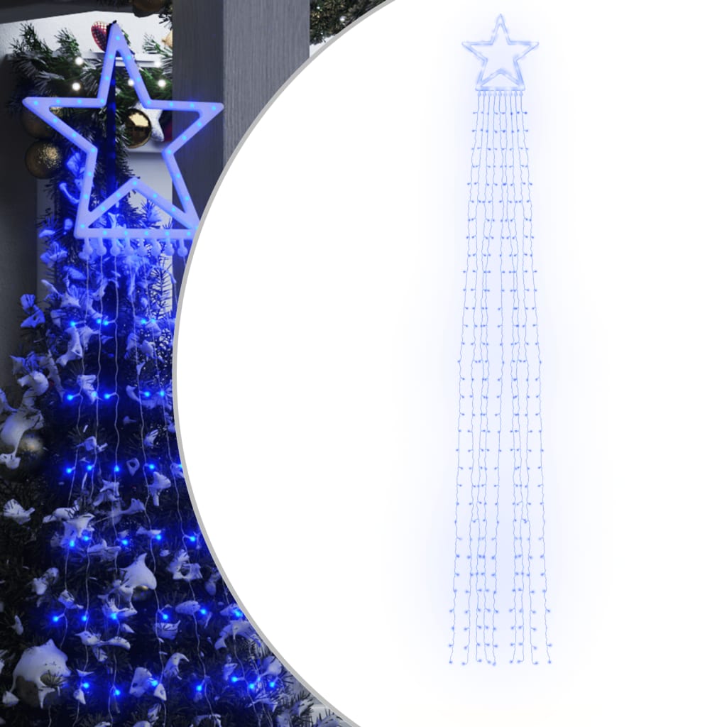 Svjetlo za božićno drvce 320 LED plave 375 cm