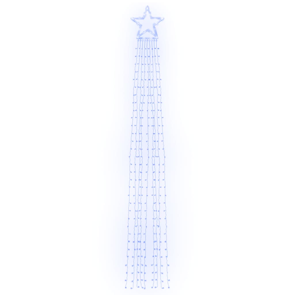 Svjetlo za božićno drvce 320 LED plave 375 cm