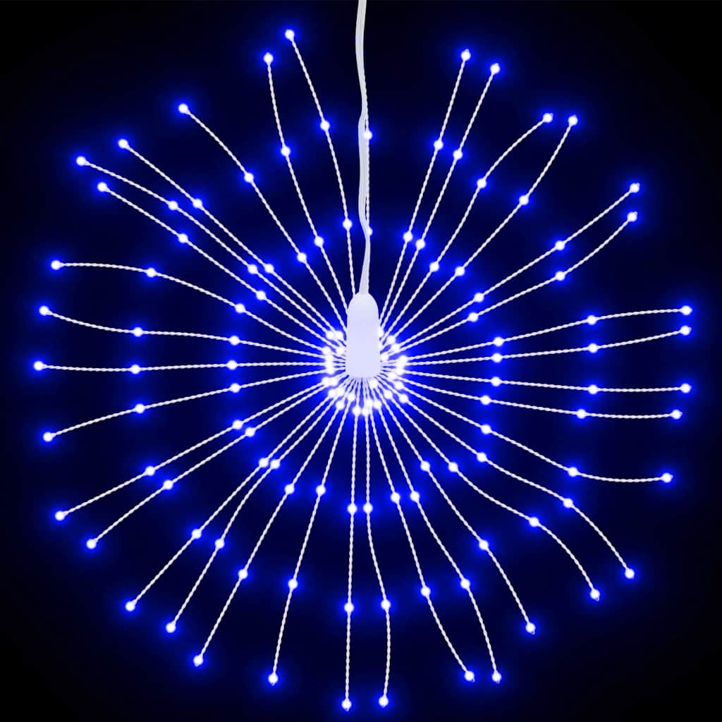 Božićno svjetlo zvjezdani prasak 140 LED plavo 17 cm