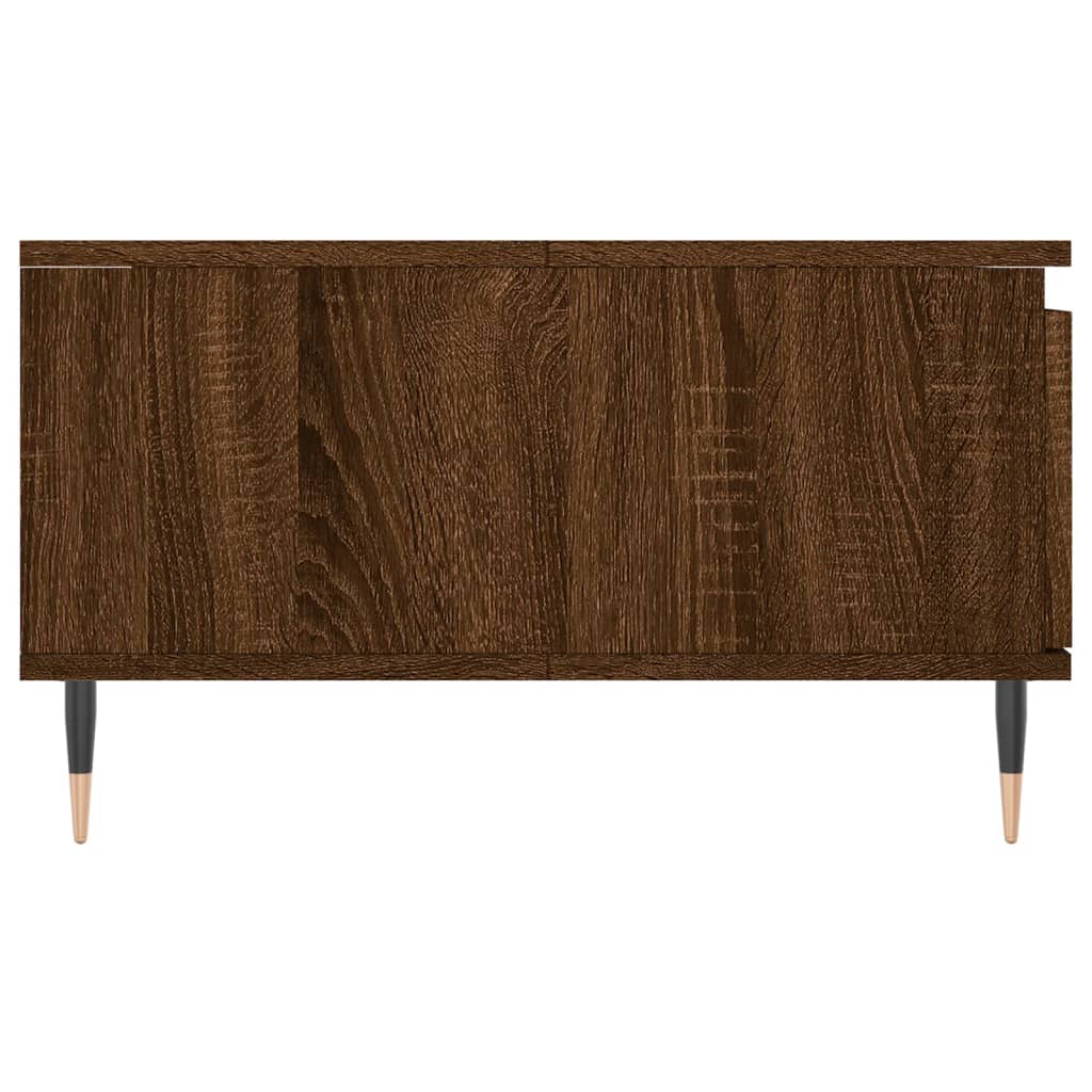 Stolić za kavu smeđa boja hrasta 90x60x35 cm konstruirano drvo
