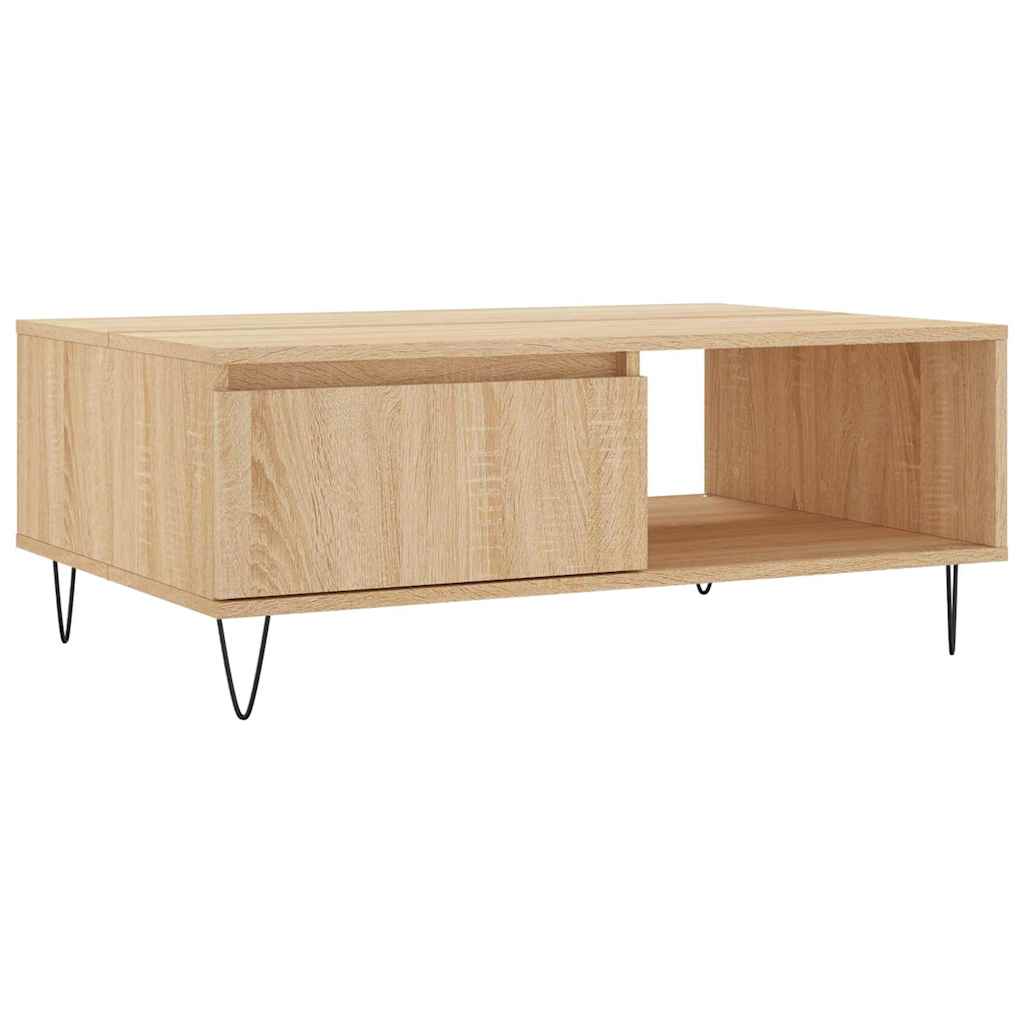 Stolić za kavu boja hrasta sonome 90x60x35 cm konstruirano drvo
