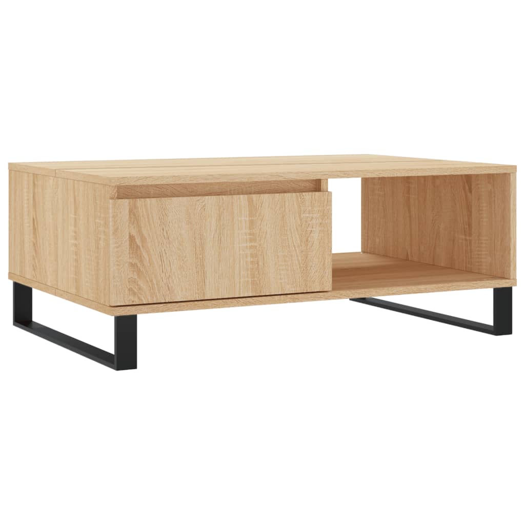 Stolić za kavu boja hrasta sonome 90x60x35 cm konstruirano drvo