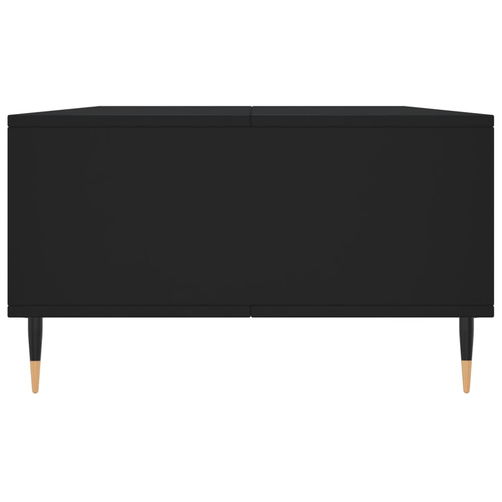 Stolić za kavu crni 104 x 60 x 35 cm od konstruiranog drva