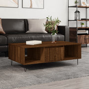 Stolić za kavu boja hrasta 104 x 60 x 35 cm konstruirano drvo
