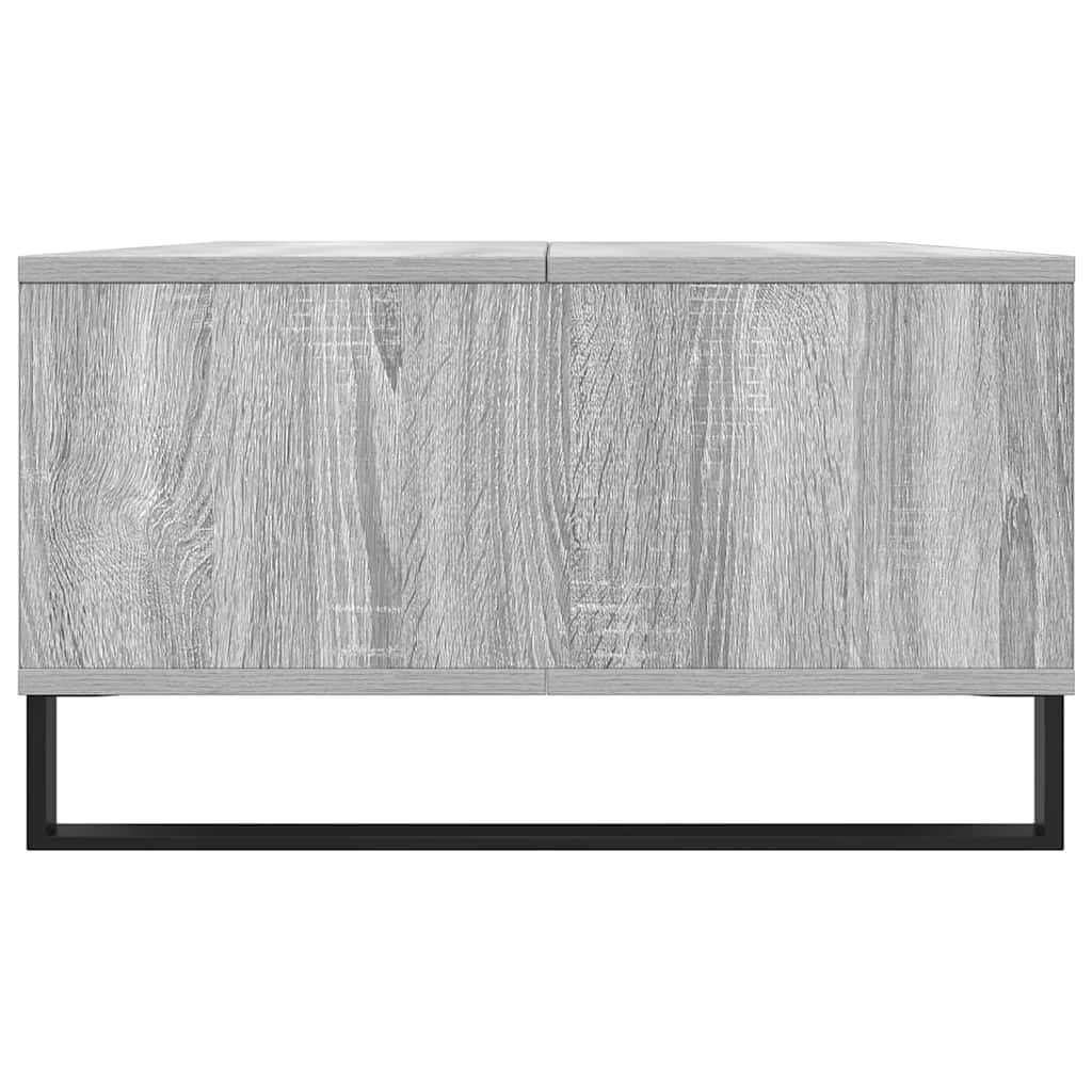 Stolić za kavu siva boja hrasta 104x60x35 cm konstruirano drvo