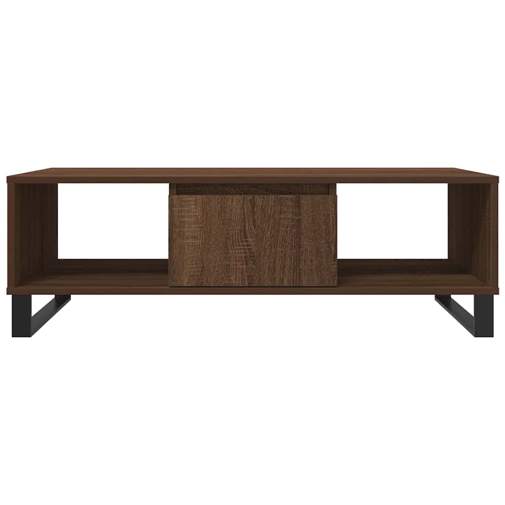 Stolić za kavu boja hrasta 104 x 60 x 35 cm konstruirano drvo