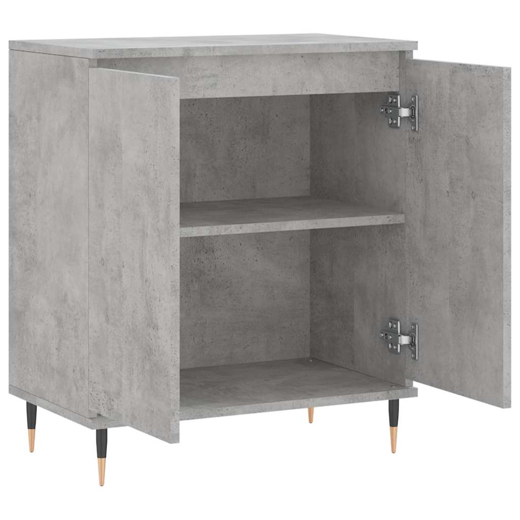 Komoda siva boja betona 60x35x70 cm od konstruiranog drva