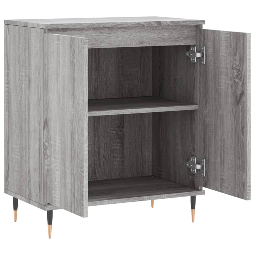 Komoda sivog hrasta sonome 60x35x70 cm od konstruiranog drva