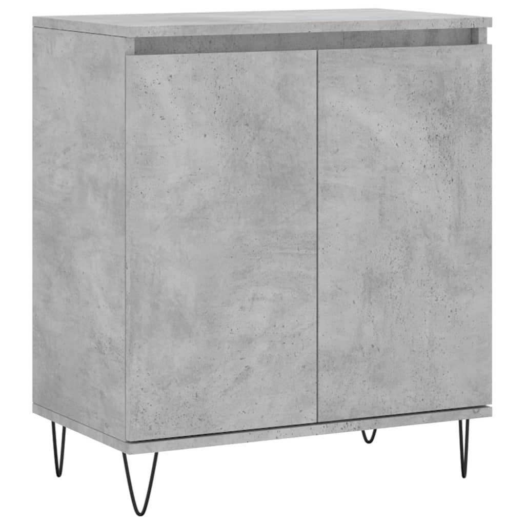 Komoda siva boja betona 60x35x70 cm od konstruiranog drva