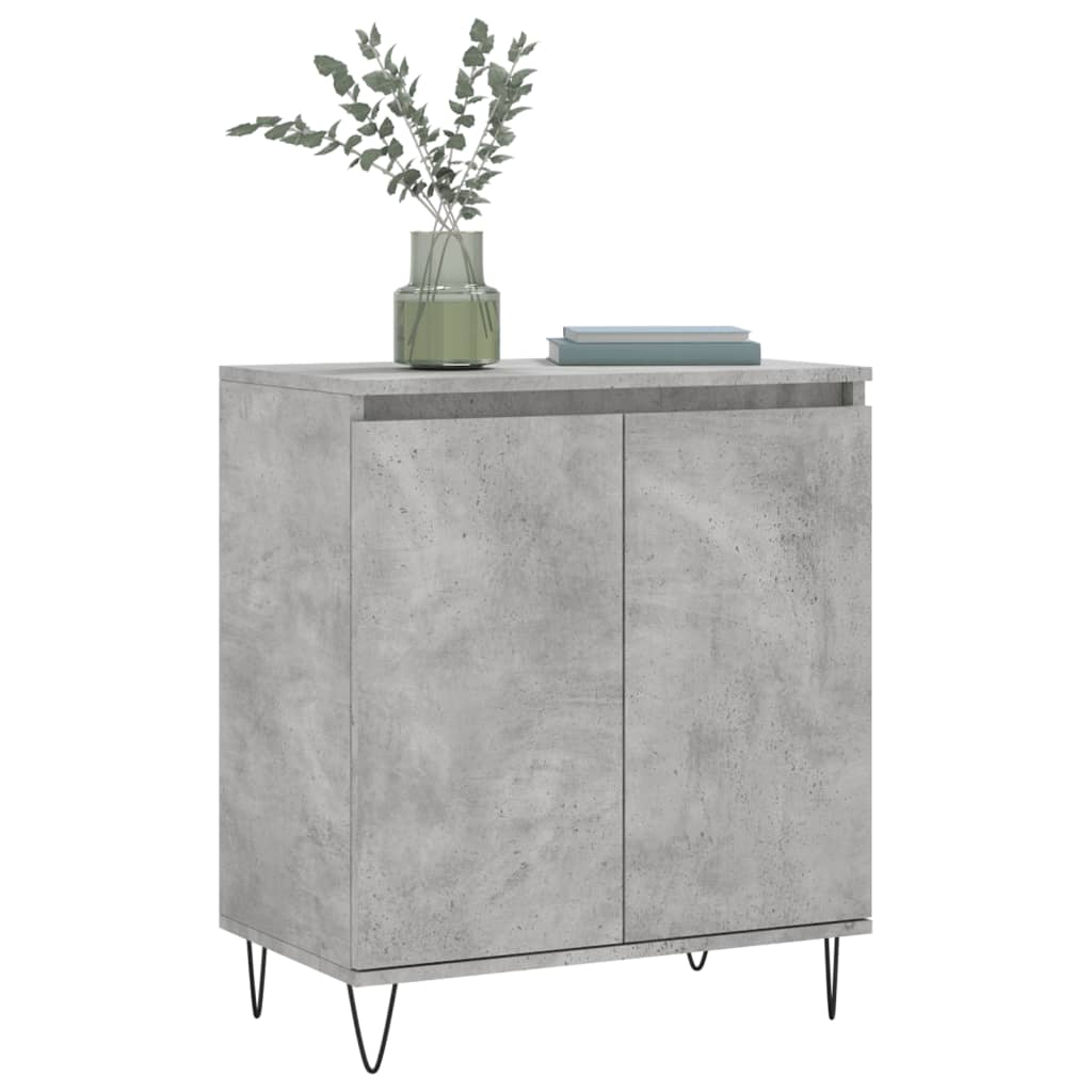 Komoda siva boja betona 60x35x70 cm od konstruiranog drva
