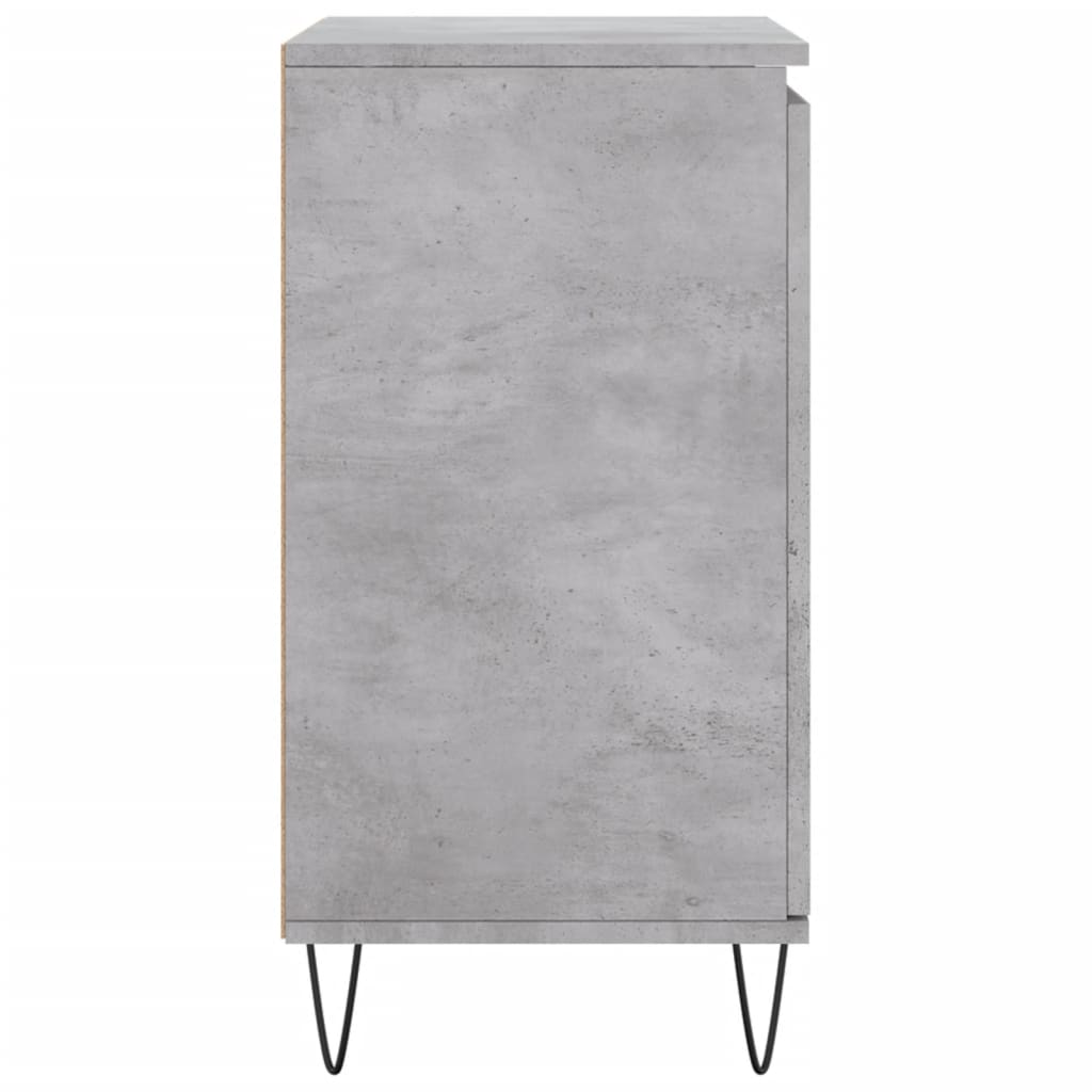 Komoda siva boja betona 60x35x70 cm od konstruiranog drva
