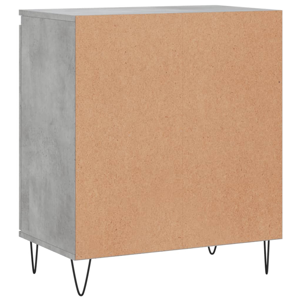 Komoda siva boja betona 60x35x70 cm od konstruiranog drva