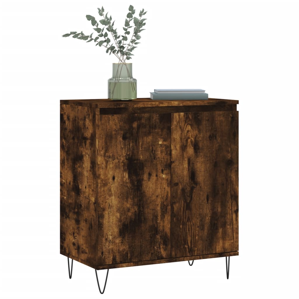 Komoda boja dimljenog hrasta 60 x 35 x 70 cm konstruirano drvo