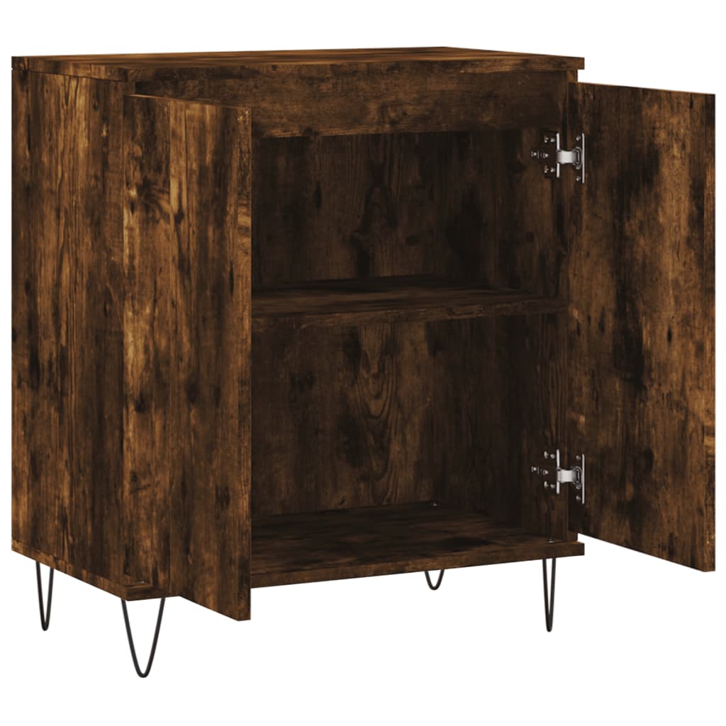 Komoda boja dimljenog hrasta 60 x 35 x 70 cm konstruirano drvo