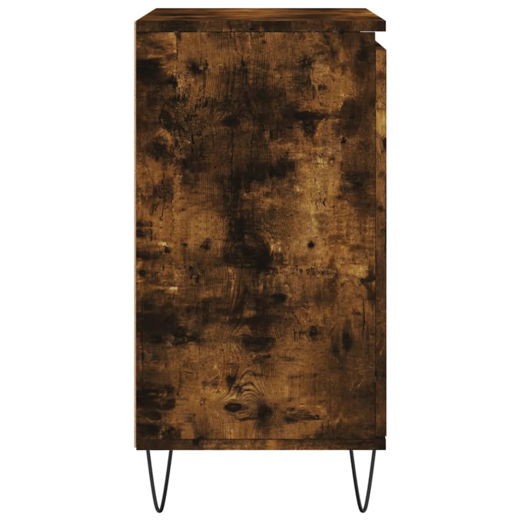 Komoda boja dimljenog hrasta 60 x 35 x 70 cm konstruirano drvo