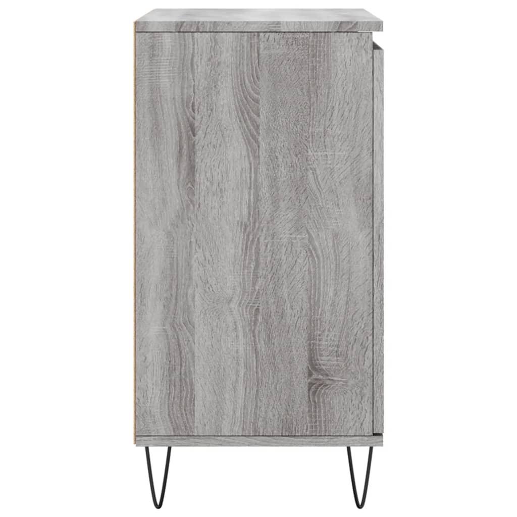 Komoda sivog hrasta sonome 60x35x70 cm od konstruiranog drva