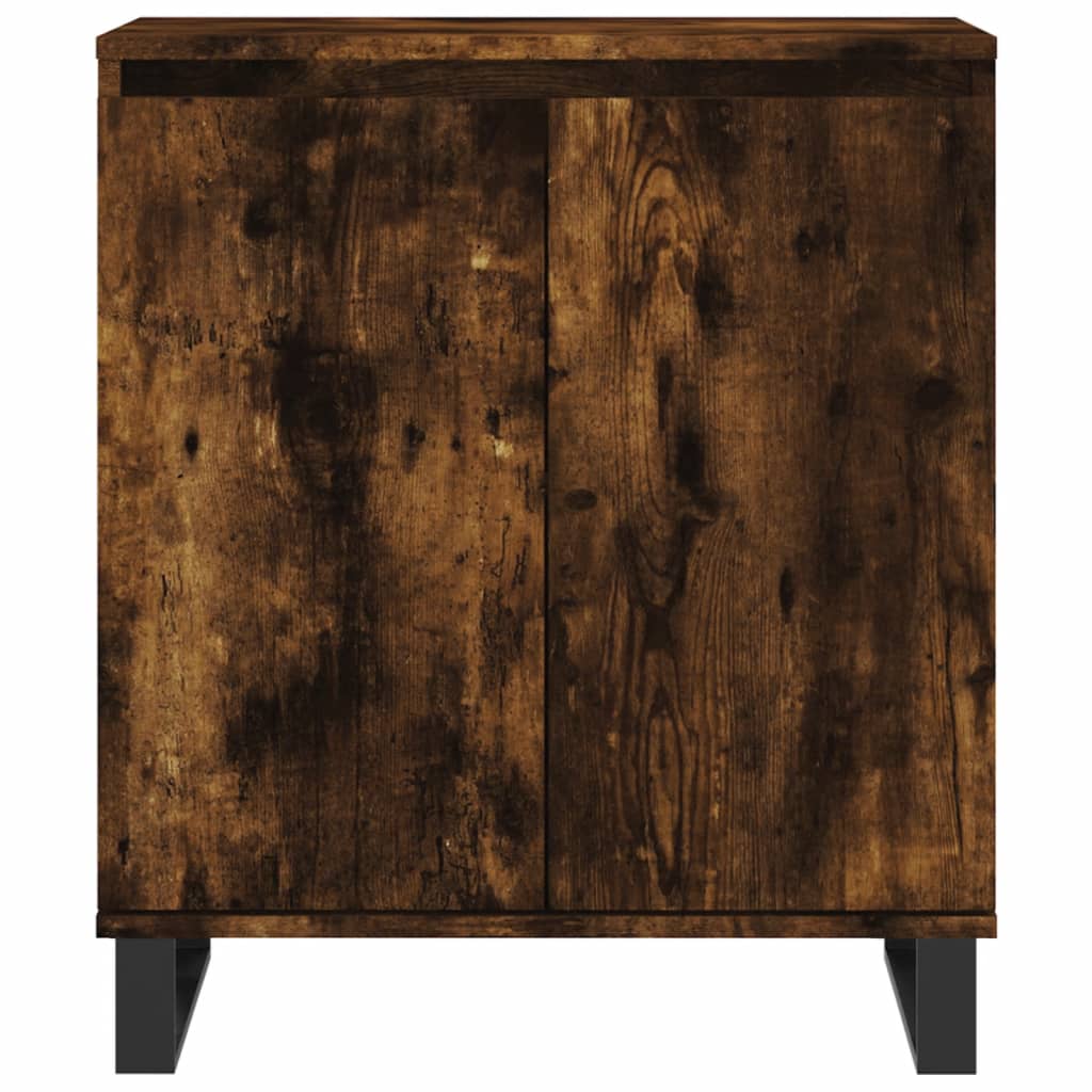 Komoda boja dimljenog hrasta 60 x 35 x 70 cm konstruirano drvo