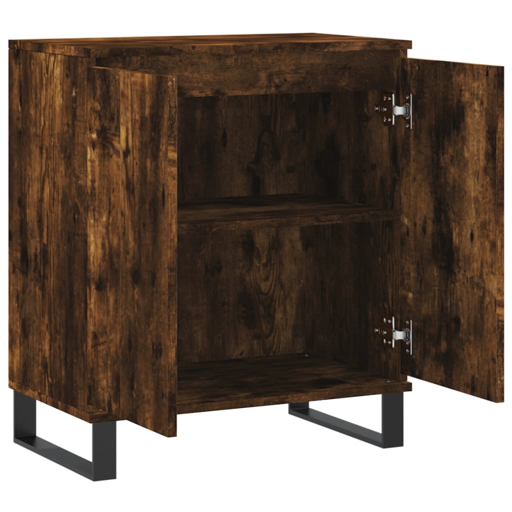 Komoda boja dimljenog hrasta 60 x 35 x 70 cm konstruirano drvo