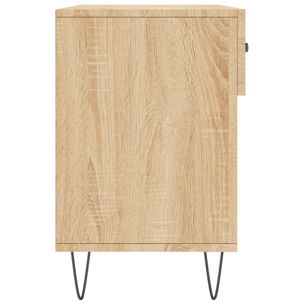 Klupa za cipele boja hrasta 102 x 35 x 55 cm konstruirano drvo