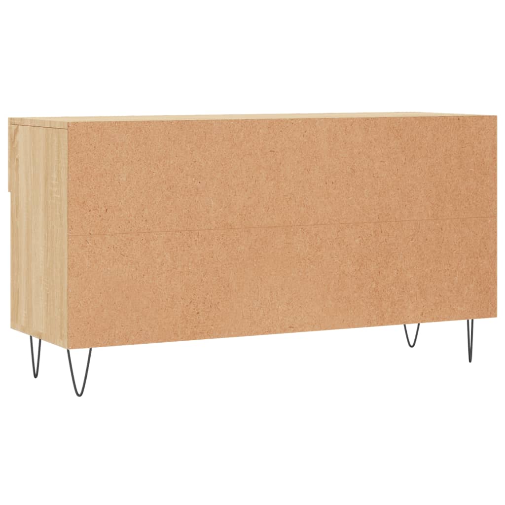 Klupa za cipele boja hrasta 102 x 35 x 55 cm konstruirano drvo